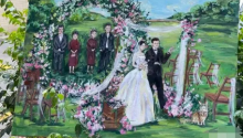 婚礼现场的画师，用画笔让离世亲人“出席”婚礼