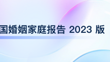 《2023中國婚姻家庭報(bào)告》